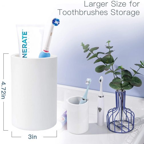 ToothBrush Holder Cup, ULG Organic Natural Materials Diatomite