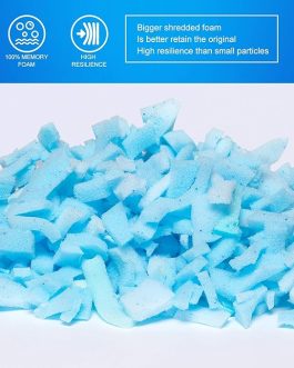 Cooling Shredded Memory Foam Refill – 10 lb Foam Filler for Bean Bags, Beds, Cushions & DIY Projects