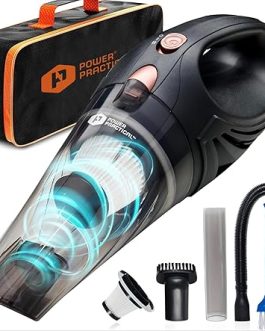 Portable Rechargeable Car Vacuum – Small Cordless Handheld Cleaner for Car, Couch & Home