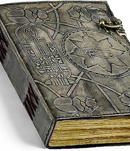 The Book of Hamunaptra Leather Journal – Egyptian Book of the Dead Prop Replica (7x5 in)