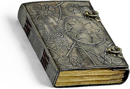 The Book of Hamunaptra Leather Journal – Egyptian Book of the Dead Prop Replica (7x5 in)
