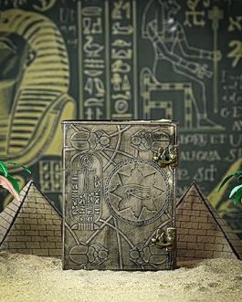 The Book of Hamunaptra Leather Journal – Egyptian Book of the Dead Prop Replica (7×5 in)