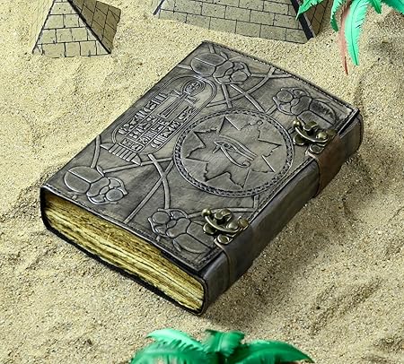 The Book of Hamunaptra Leather Journal – Egyptian Book of the Dead Prop Replica (7x5 in)