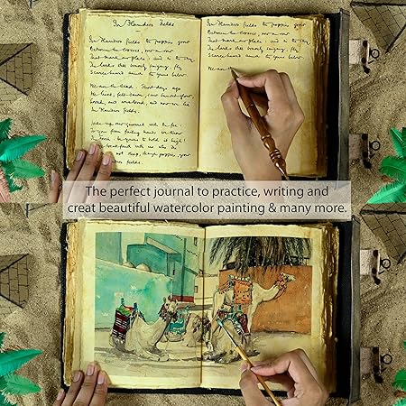 The Book of Hamunaptra Leather Journal – Egyptian Book of the Dead Prop Replica (7x5 in)