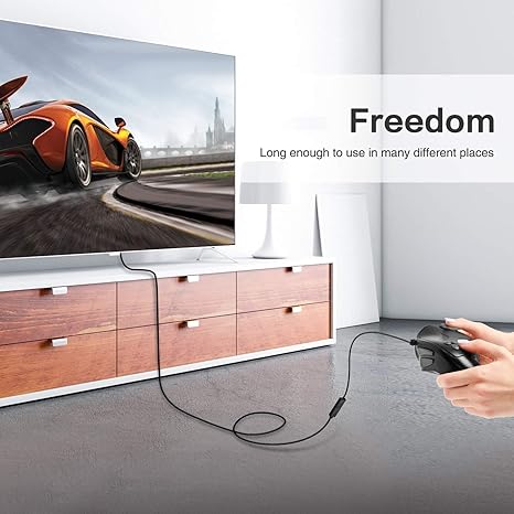 USB 3.0 Extension Cable 2-Pack – 6.6FT Male to Female Cord by VCZHS for PC Accessories & Devices