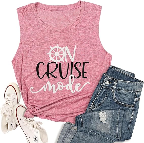 Women’s “Good Day to Drink” Tank – Funny Cruise & Vacation Sleeveless Top